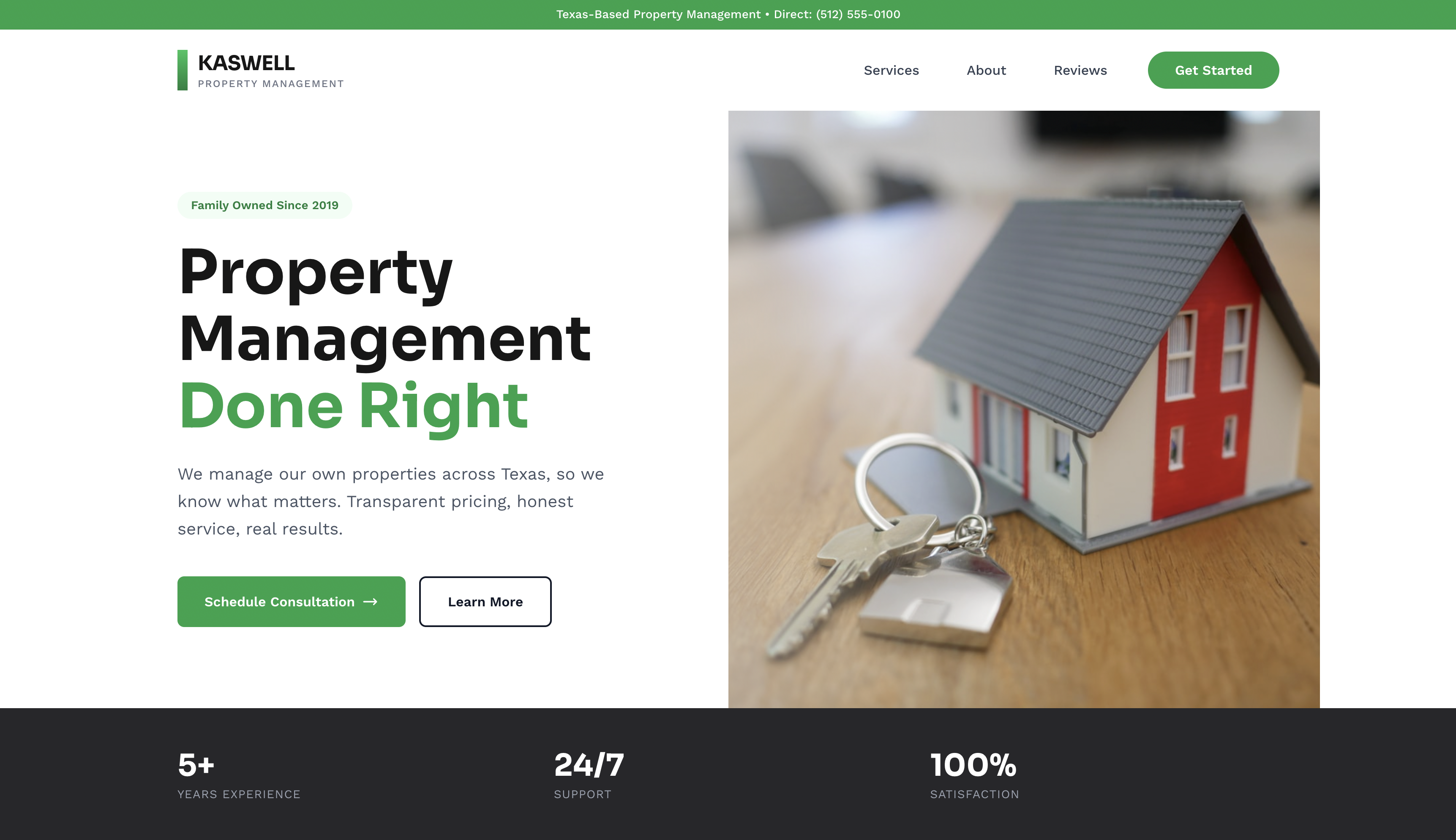 Property management platform screenshot